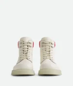 Bottega Haddock Lace-Up Ankle White Boot