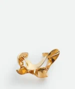 Bottega Veneta Anemone Cuff Golden Bracelets