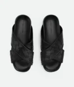 Bottega Veneta Black Tarik Sandals
