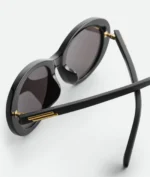 Bottega Veneta Classic Oval Sunglasses Black