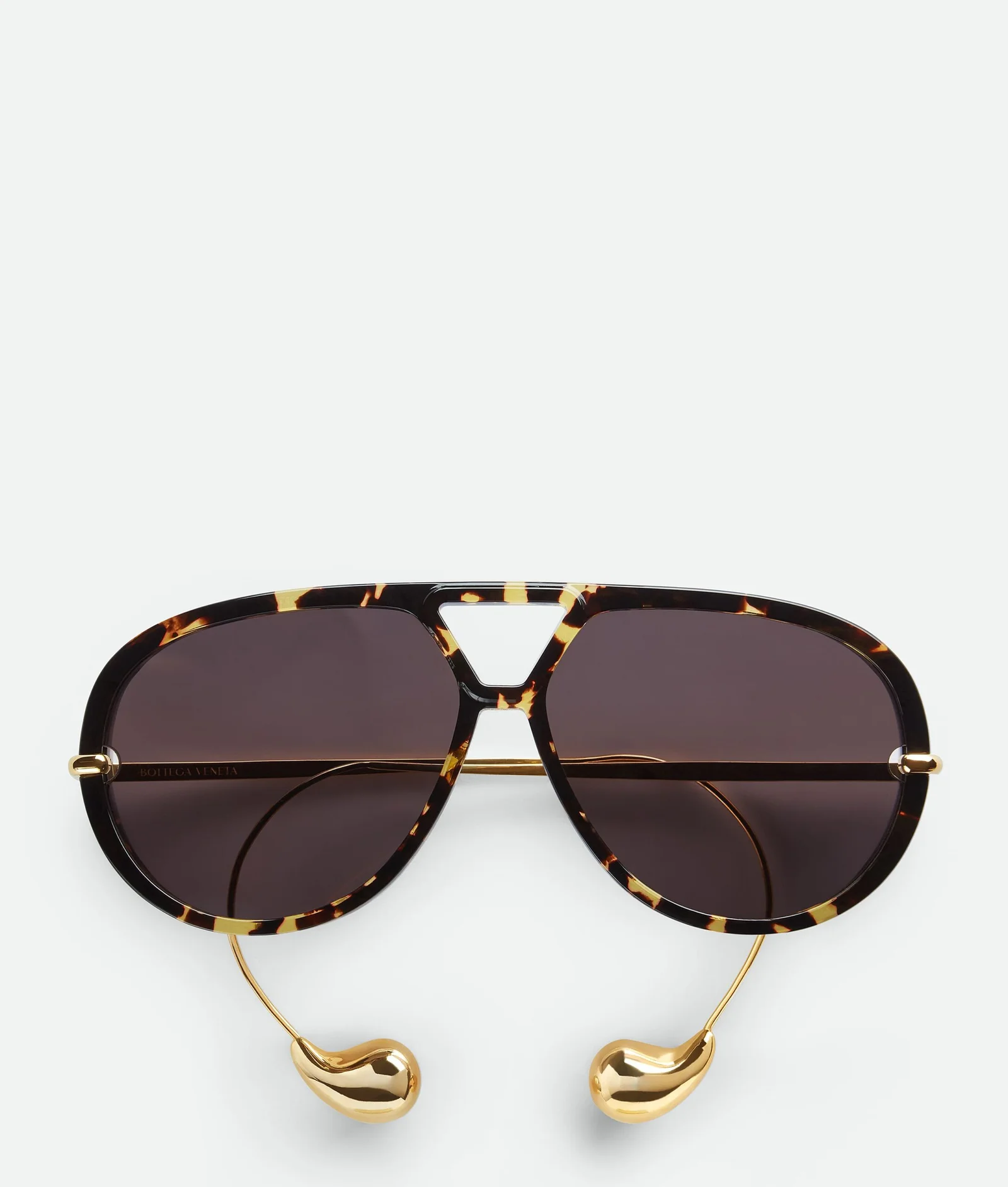 Bottega Veneta Drop Aviator Sunglasses Brown (1) Bottega Veneta Drop Aviator Sunglasses Brown