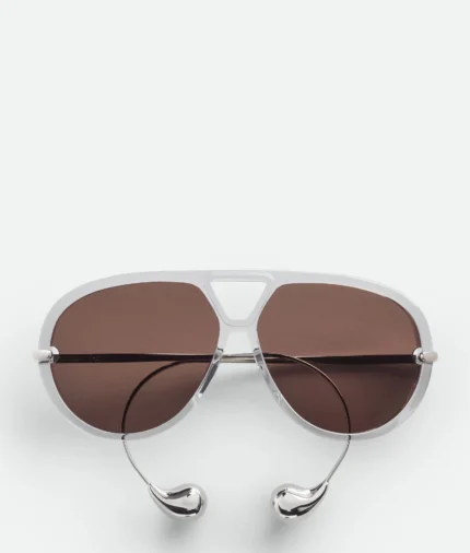 Bottega Veneta Drop Aviators Sunglasses