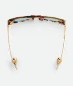 Bottega Veneta Drops Aviator Sunglasses