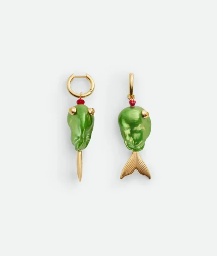Bottega Veneta Fish Earrings