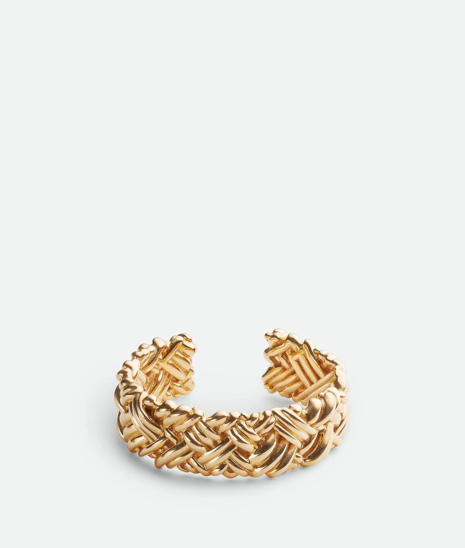 Bottega Veneta Intreccio Large Cuff Bracelets (1) Bottega Veneta Intreccio Large Cuff Bracelets
