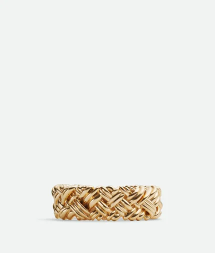 Bottega Veneta Intreccio Large Cuff Bracelets