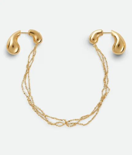 Bottega Veneta Mini Drop Chain Earrings