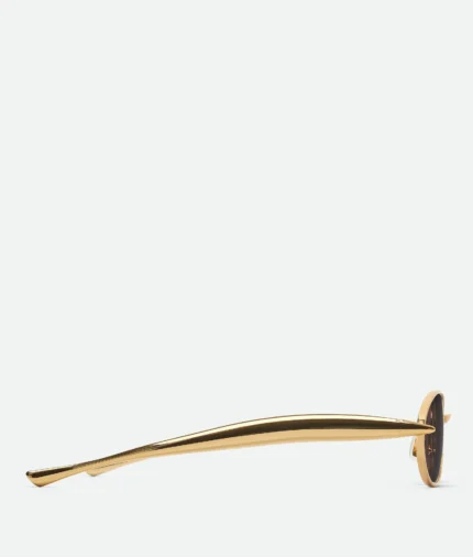 Bottega Veneta Sardine New Oval Sunglasses