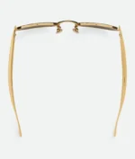 Bottega Veneta Sardine New Oval Sunglasses